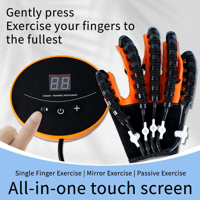 Guanti per robot di riabilitazione portatile ictus emiplegia inarcamento cerebrale Trainer Finger Exerciser riparazione della funzione della mano