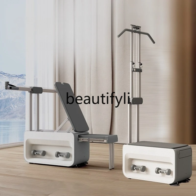 

Folding fitness cabinet is light and stretchable, practice back muscle shaping and folding fitness