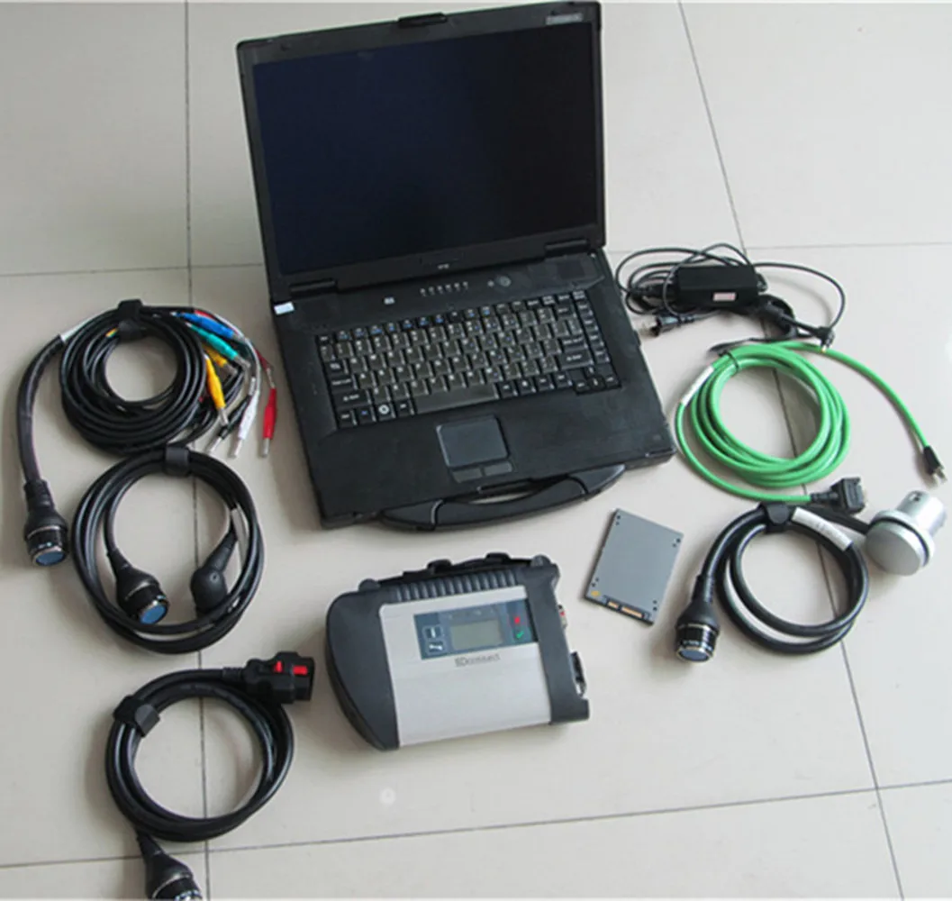 Mb Star C4 Sd Connect Compact Wifi Professional Diagnosis Full Software Ssd 512gb Laptop Cf-53 I5 Toughbook