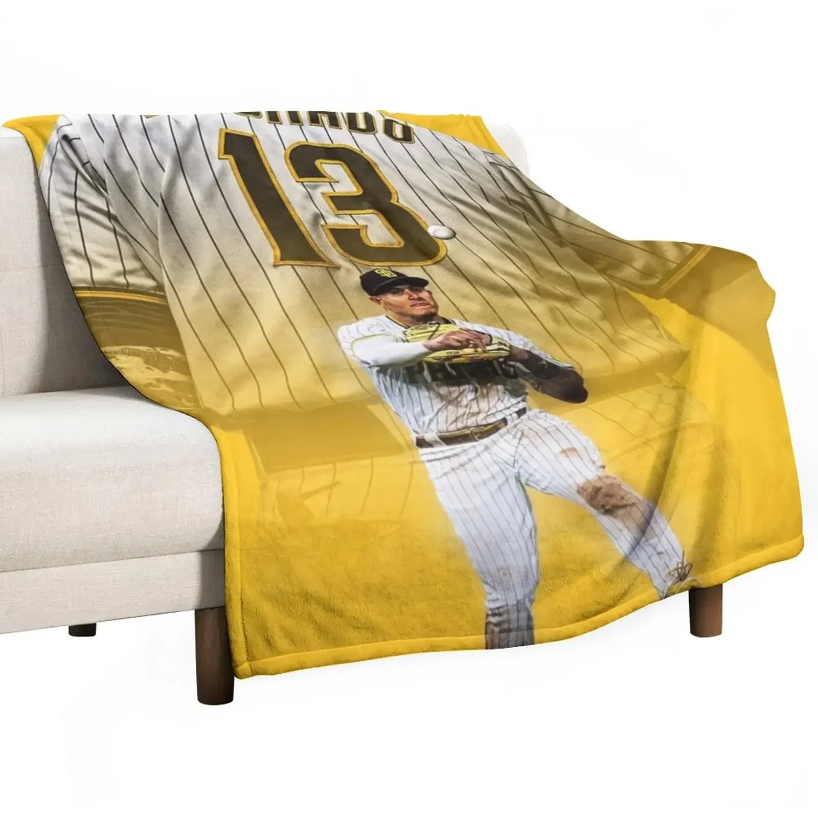 Manny Machado Throw Blanket heavy to sleep Soft Plush Plaid valentine gift ideas Blankets