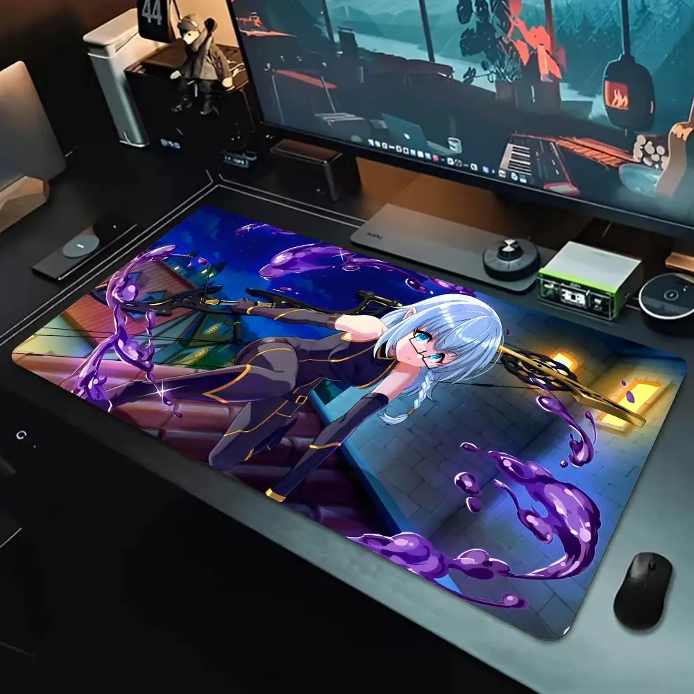 Fantasy LightNovel T-The Eminence in Shadow Mouse Pad Large Waterproof Gaming Mouse Pad, Non-Slip with Stitched Edge