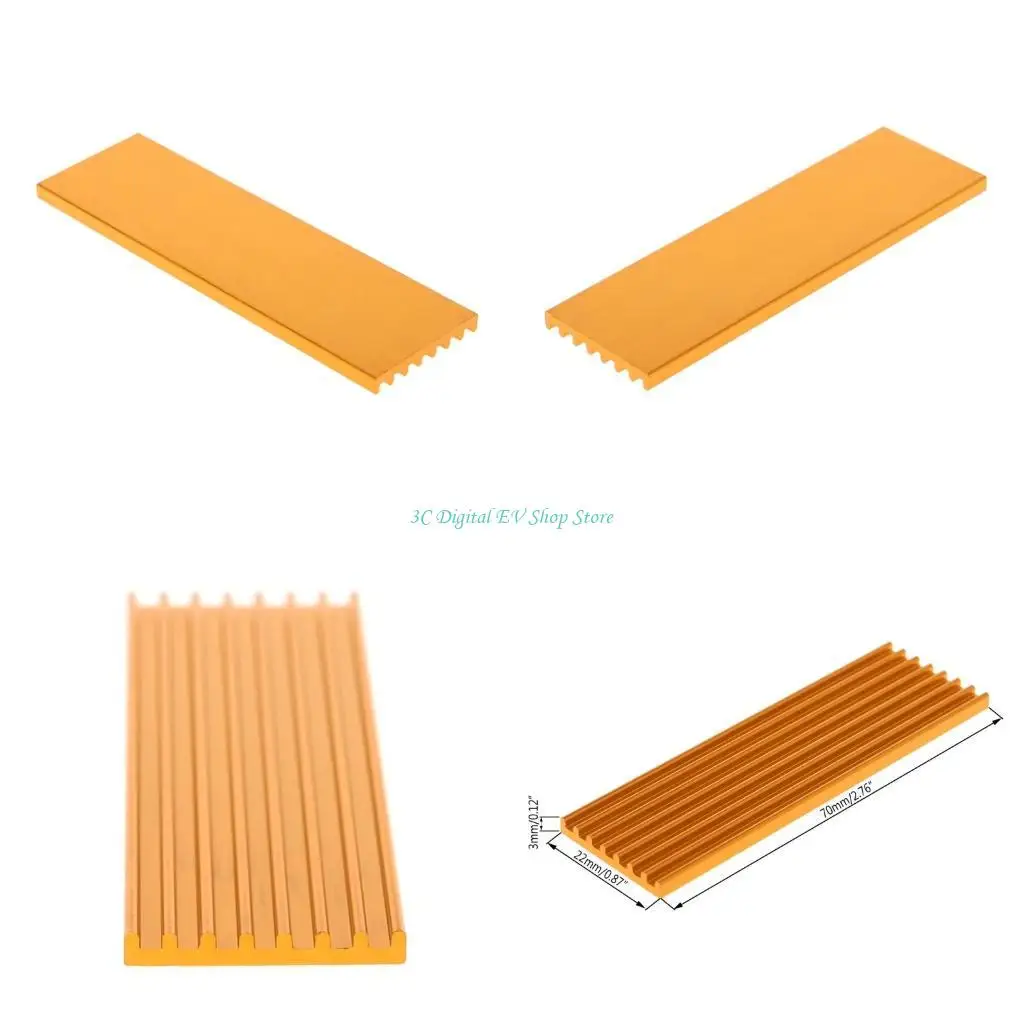 

E74D for M.2 NVMe SSD Heat Sink Supports for M.2 NVMe SSD Hard Drive 2280 Desktop Dedicated PCI-E NVME Fan Cooler