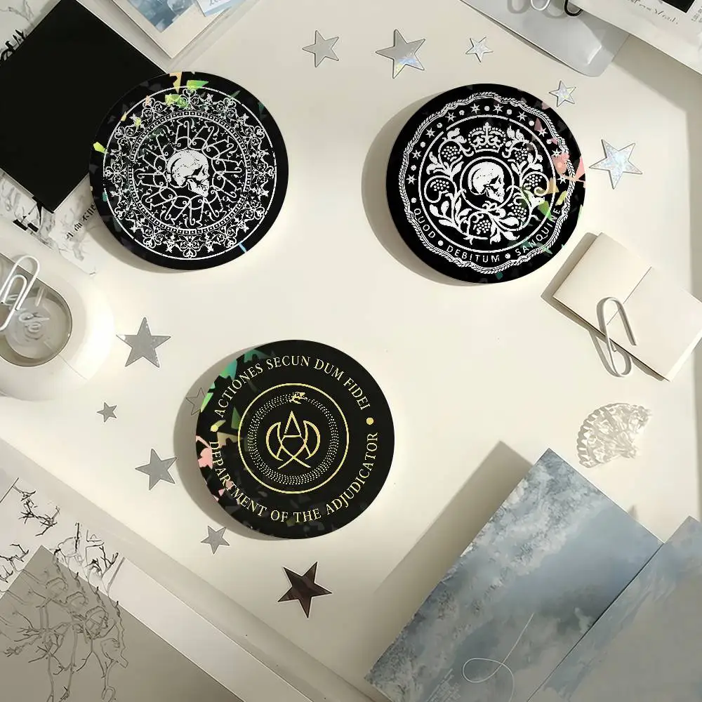 Movie John Wick Blood Oath Marker Laser Badge Pins Handmade Brooches for Backpack Gifts Bag Decor Fans Collect