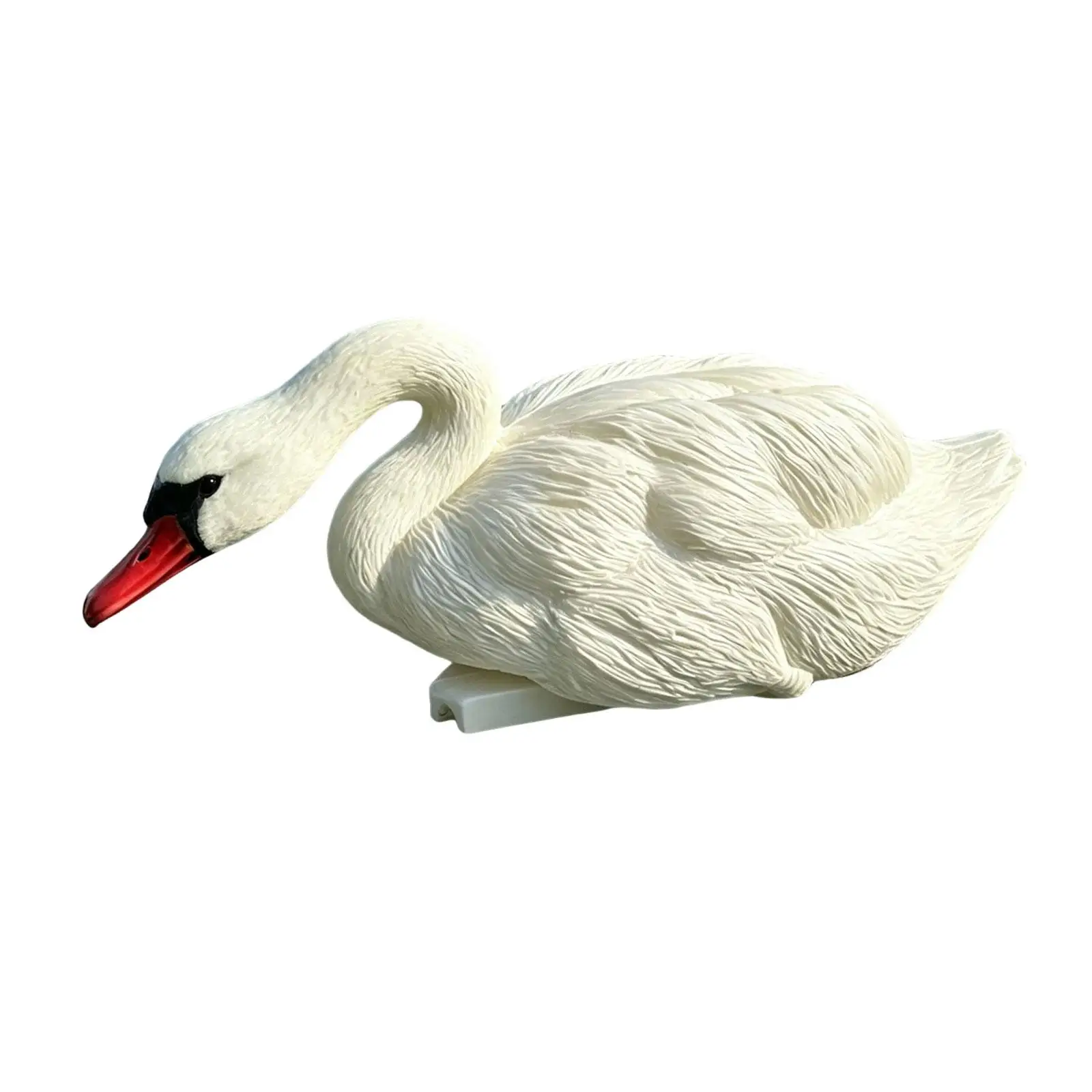 Swan Figurine Float Pool Accessories, Simulation Swan Garden Decor for Outdoor, Courtyard, Aquarium