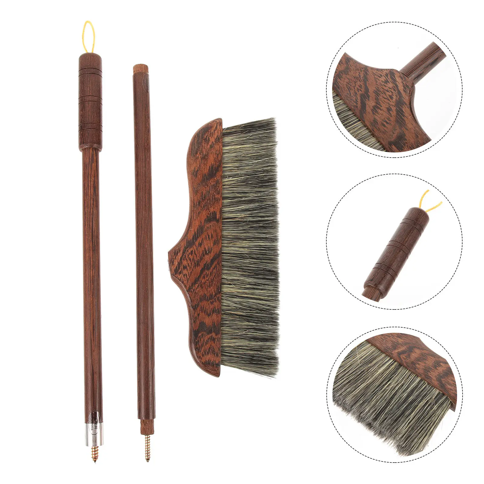 

Chicken Wing Wood Broom Long Handle Floor Cleaner Household Sweeping Brush For Home Office Corner Cleaning