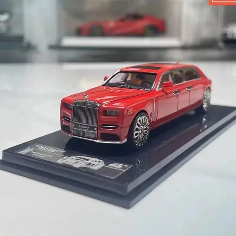 Diecast 1:64 Scale Phantom 8th Extended Version Alloy Car Model Ornament Souvenir Display Collection Hobby Gift