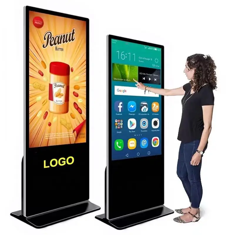 Floor Standing Lcd Digital Display Lcd Advertising Signage Marketing Digital Marketing