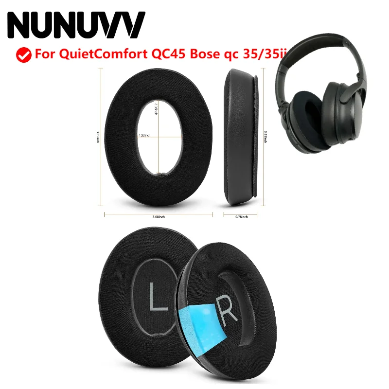 

Cooling Gel Replacement Earpads Ear Cushions for QuietComfort QC45 Bose qc 35/35ii Headphones