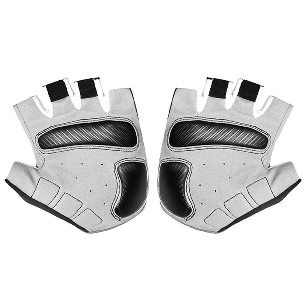 

Противоскользящие перчатки с половиной пальца, черные Atmungsaktive Motorradhandschuhe Summer Fahrradhandschuhe Herren Sommer Fitness Damen