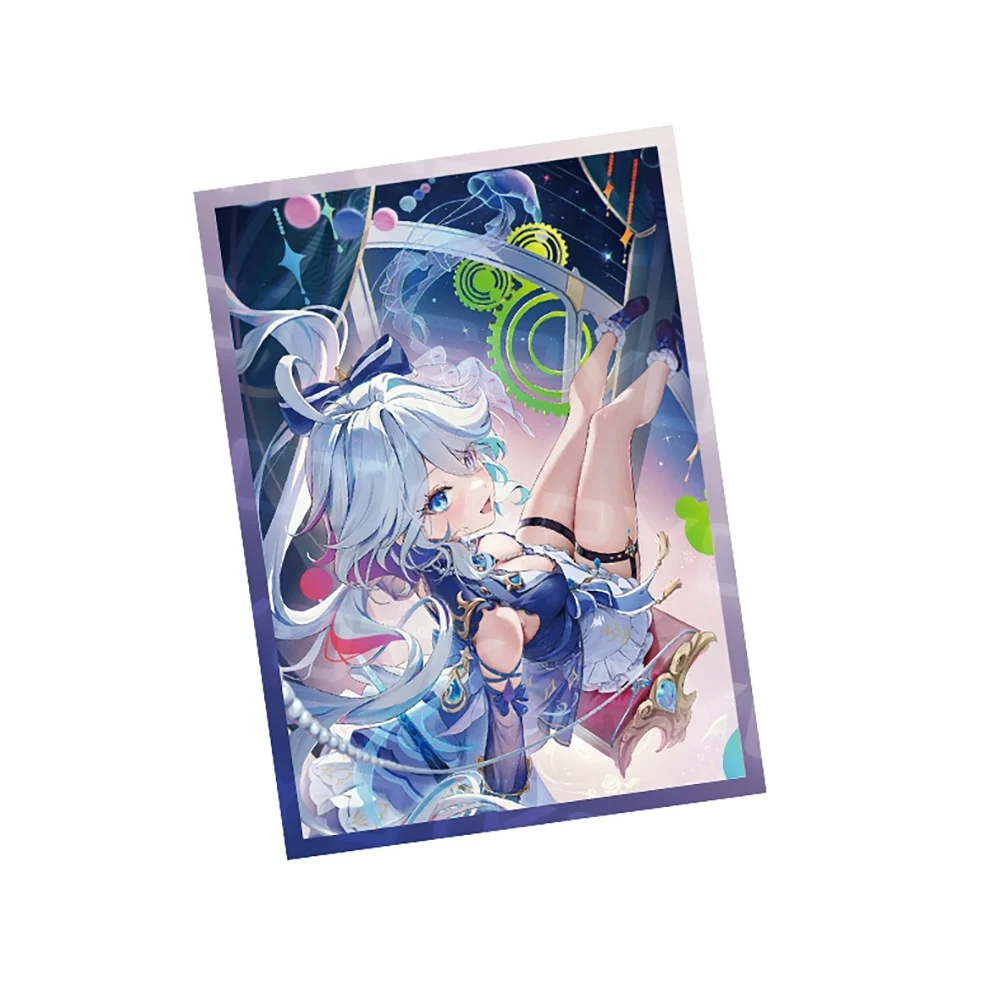 60 قطعة أنيمي جينشين تأثير جمع حافظة بطاقات Gotoh Hitori Furina جمع بطاقة المعركة الديكور حافظة بطاقات هدية 67X92 مللي متر #3