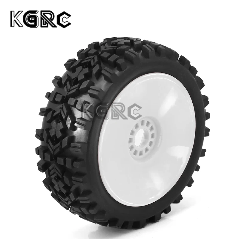 4pcs 118mm 1/8 RC Off-Road Buggy Wheels Tire 17mm Hex for ARRMA Typhon Talion Traxxas Redcat Team Losi Kyosho HPI HSP VRX RC Car