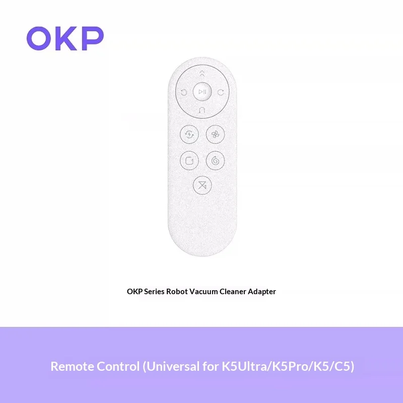 OKP Robot Vacuum Cleaner K5 Ultra/K5Pro/K5/C5 Universal Remote Controller for OKP Sweeping Robot