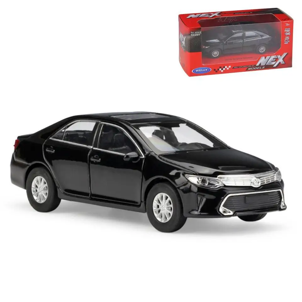 1/36 Toyota Camry XSE Toy Car Model For Children RMZ CiTY Diecast Vehicle Miniature Pull Back Collection Gift For Kid Boys