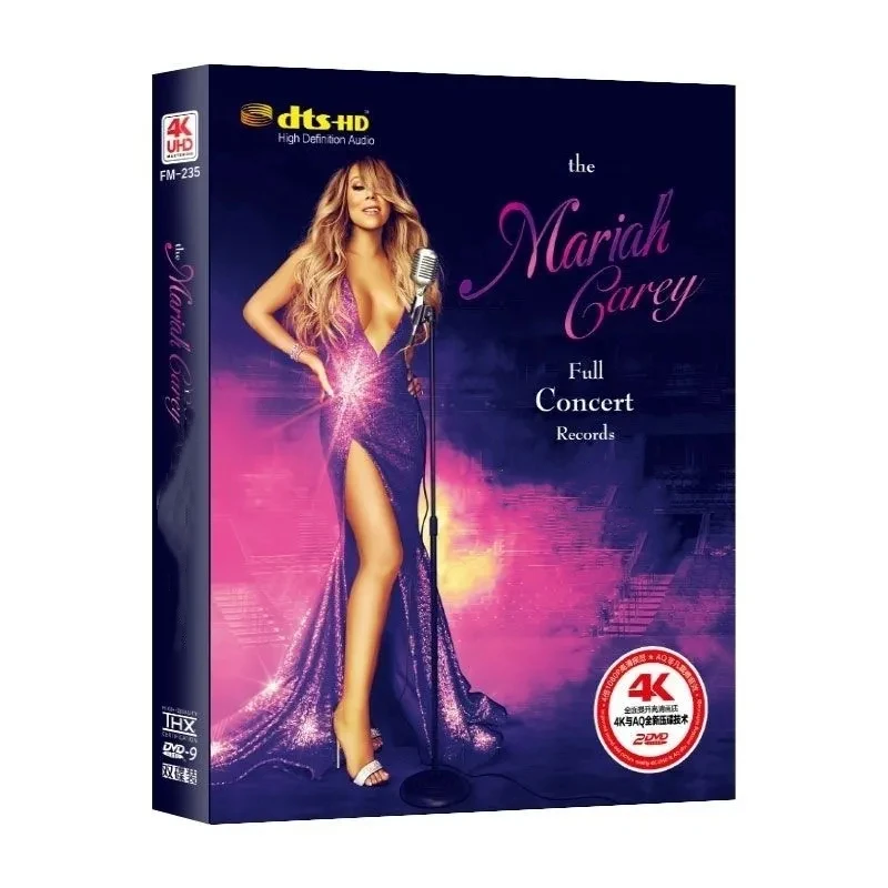 

Pop Mariah Carey Mimi Music DVD Greatest Hits Concert Album Heartbreaker 2pcs Music Record Cosplay Walkman Car Soundtracks Box