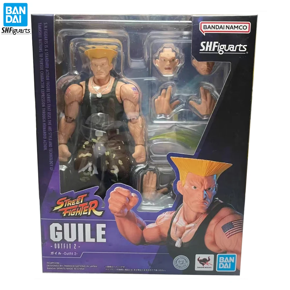 

[In Stock] Bandai S.H.Figuarts Guile -Outfit 2- (Street Fighter 6) SHF Nice Anime Action Figure Collectible Model Gift Toys