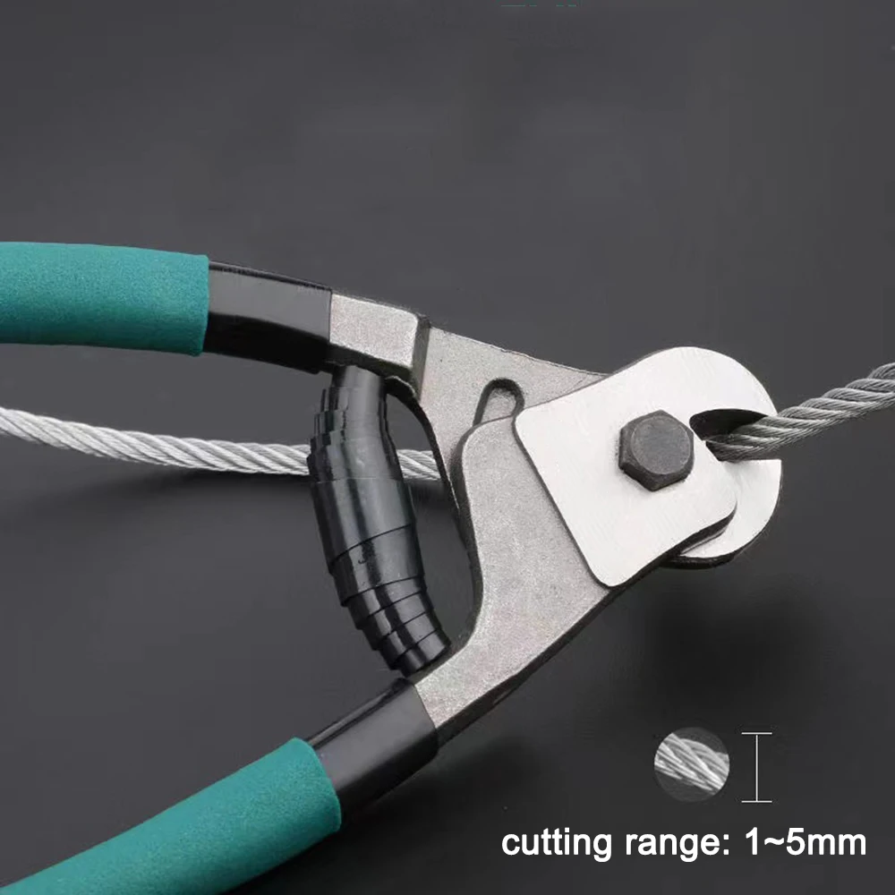 8 inch Rope scissors Steel Wire Rope pliers Stainless Steel Cable Cutter Tool for 1mm 2mm 3mm 4mm Diameter Stranded wire