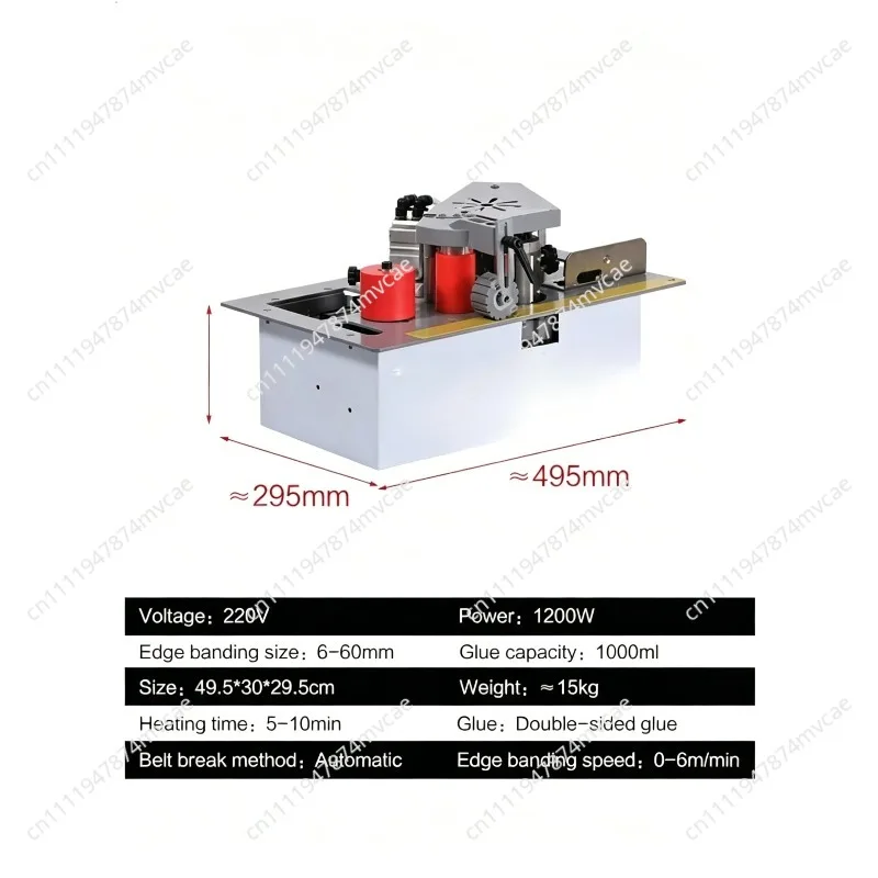 Customized Professional Edge Banding Machine,High-Quality Woodworking Equipment with Logo Printing Service