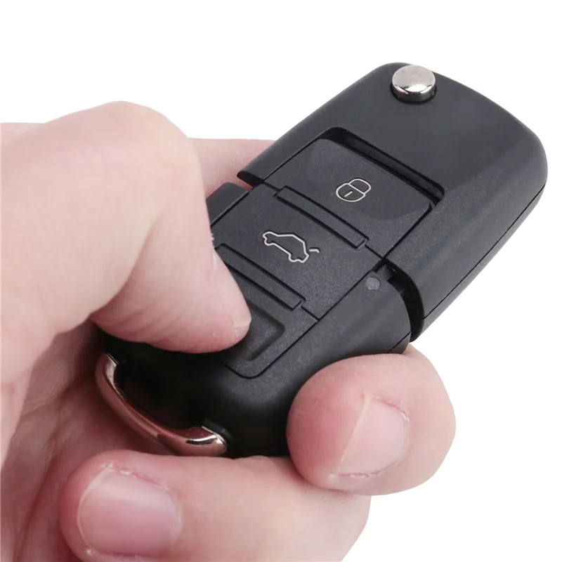 X39A-llave remota de coche para Xhorse XKB501EN llave remota de cable Universal Flip Fob 3 botones para VW B5 tipo herramienta de llave VVDI
