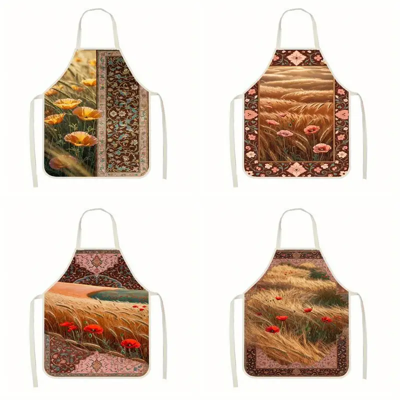 

Фартуки Floral & Field: льняной фартук, подходящий для приготовления пищи, занятий с детьми, рисования и других мероприятий.