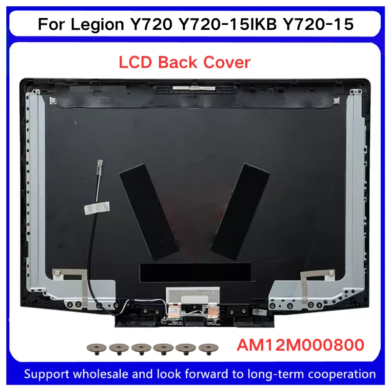 Nuevo para Kailxuling Legion Y720 Y720-15IKB Y720-15: Cubierta Trasera LCD / Carcasa Superior con Bisagra y Cable WiFi (ASSY AM12M000800)