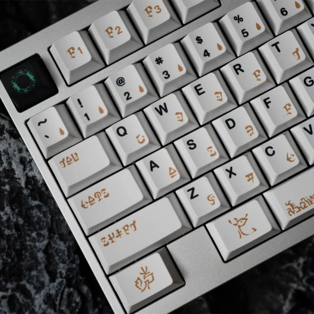 143 Keys/Sets Scerda PBT Keycap Cherry Profile DYE Sublimation Customized Keycaps For GH60 GK61 RK68 Mechanical Keyboard