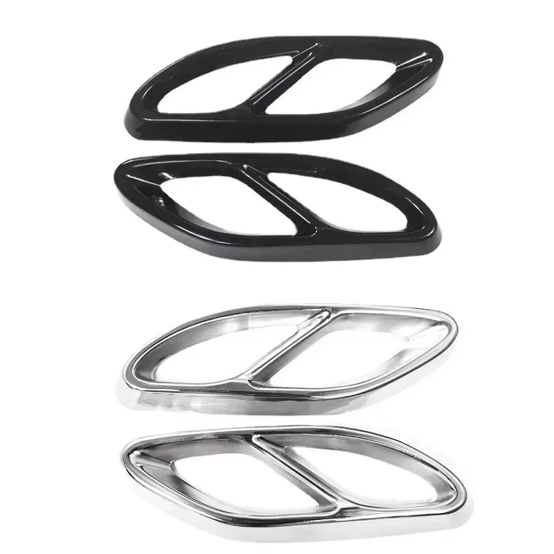 Exhaust Tip Muffler Pipe Cover Tail Pipe Stee for A Class W176 B Class W246 Mercedes Benz W212 W213 W205 X253 C180 C2 Pkx R-AUTO