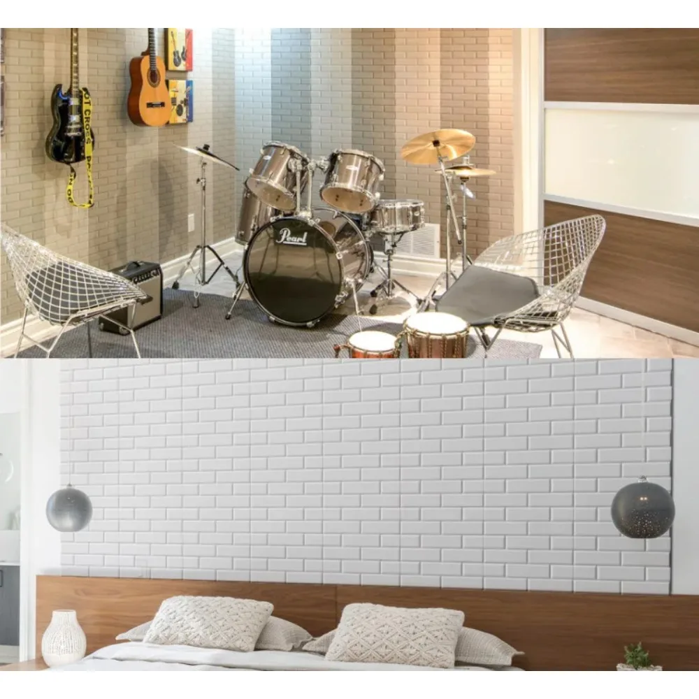 30x30cm 12Pcs Self-Adhesive Felt Polyester Acoustic Panels Soundproof Wall Tiles for Home Studio Bedroom Noise Reduction DIY