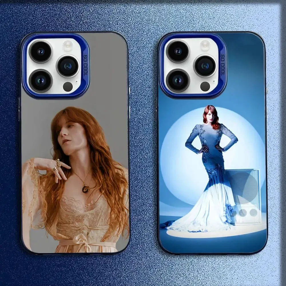 

F-Florence Singer The M-Machine Phone Case For iPhone 17,16,15,14,13,12,11,Pro,Max,Plus,E,SE4,Air,Mini Blue IMD Box