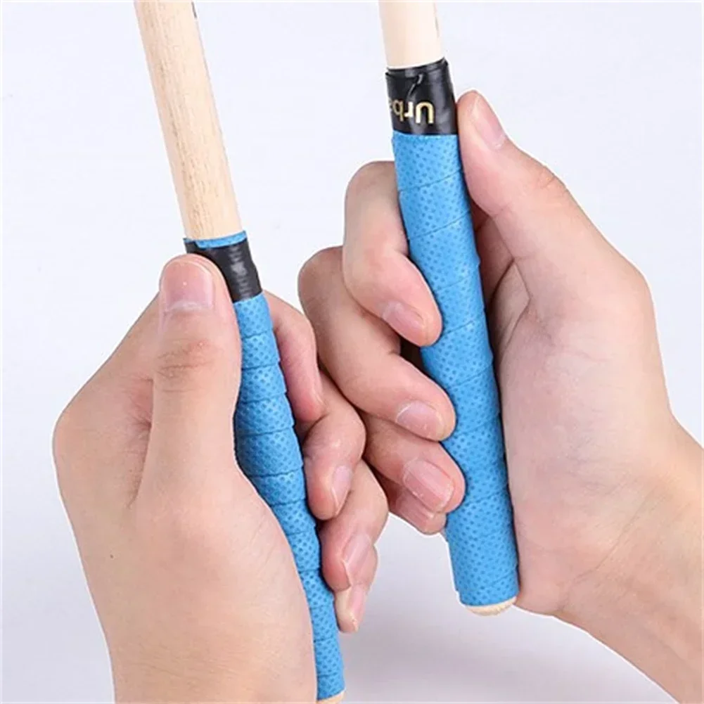 Poignées de baguettes antidérapantes, bande de baguettes de tambour absorbed de sueur en PU de haute qualité pour accessoires d'instruments de baguettes 7A 5A 5B 7B