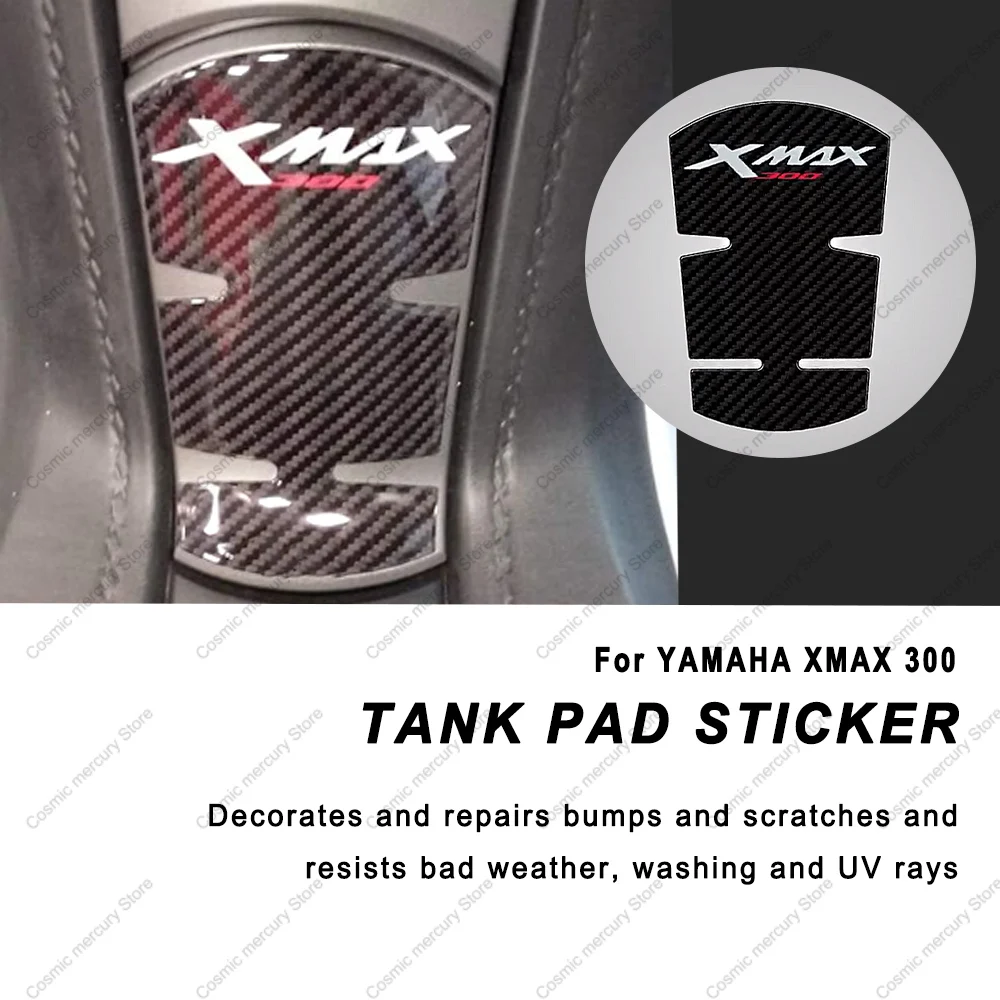 Motorcycle Accessories Tank Pad Sticker 3D Epoxy Resin Protective Sticker For YAMAHA XMAX 300