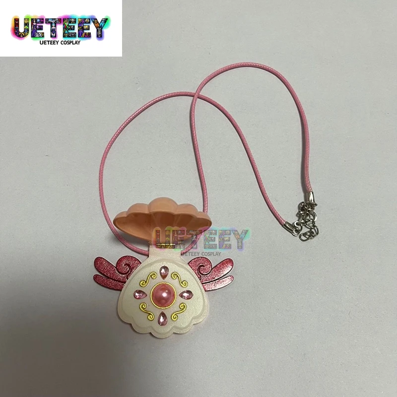 Mermaid Melody Pichi Pichi Pitch shell Pendant Necklace for Women Girls Lucia Rina Toin Hanon Hosho Noel Cosplay Jewelry Gifts view 4