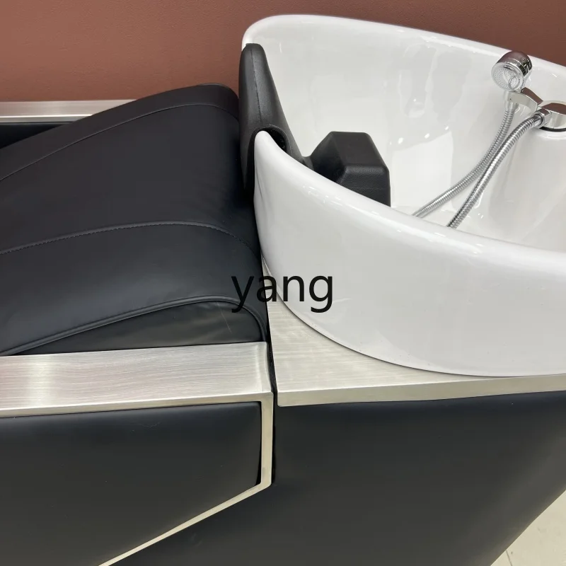 Specjalistyczne łóżko fryzjerskie LTT z funkcją mycia włosów, wysokiej klasy, półleżące, z funkcją spłukiwania.