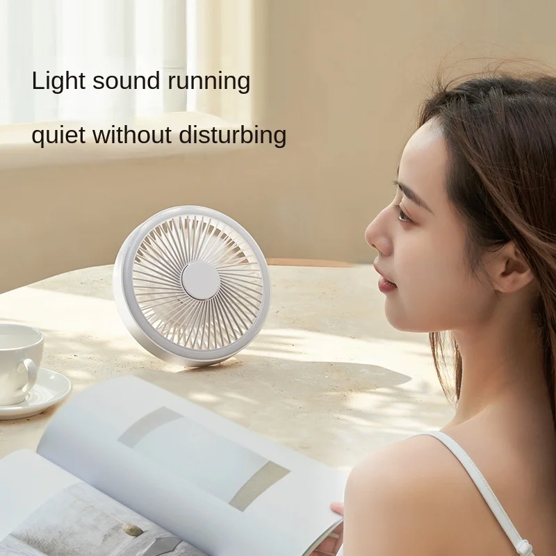 USB مروحة قابلة لإعادة الشحن اللاسلكية التحكم عن بعد في الهواء الطلق التخييم خيمة المحمولة مروحة سقف سطح المكتب عنبر مروحة جدارية صغيرة