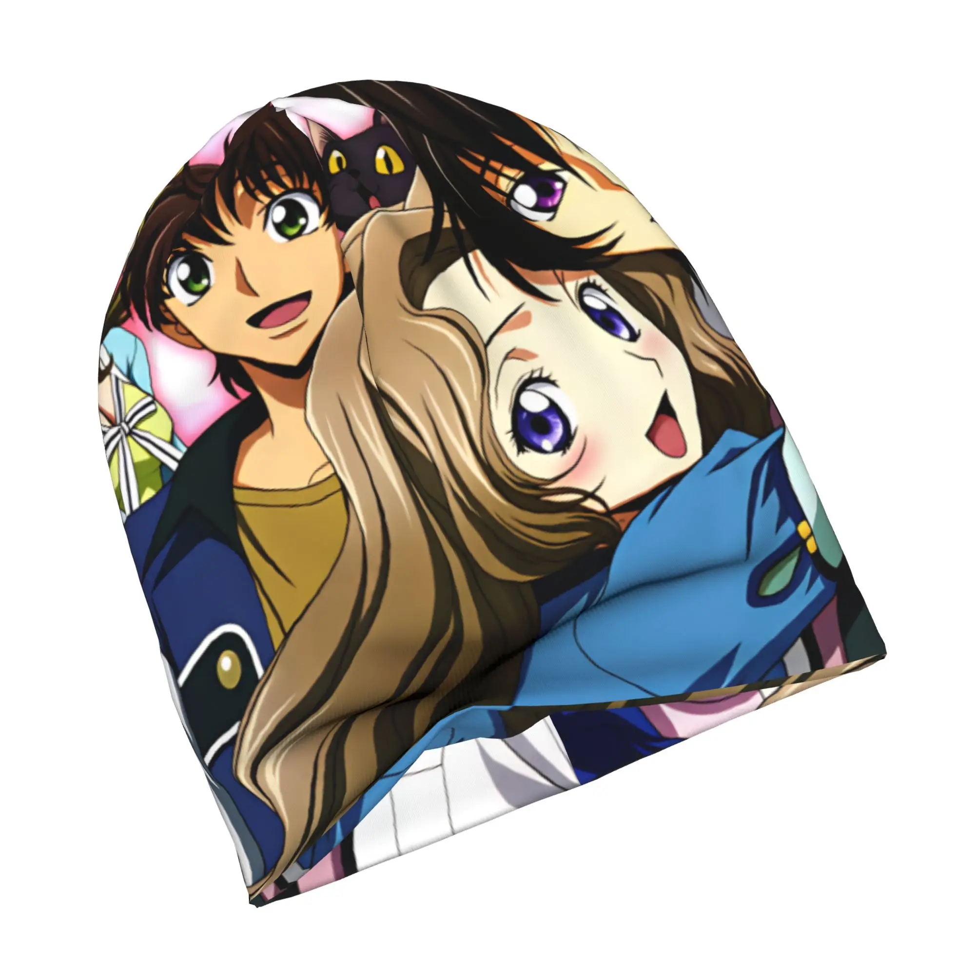 Code Geass Lelouch of the Rebellion Bonnet Hats  Cool Knit Hat For Women Men Warm Winter Anime Skullies Beanies Caps
