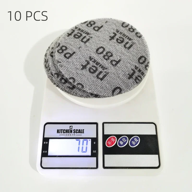 125mm 5 Inch Mirka Mesh Sanding Discs, Hook & Loop Dust-Free Abrasive Mesh Sandpaper 80-800 Grit for Auto Dry Sanding