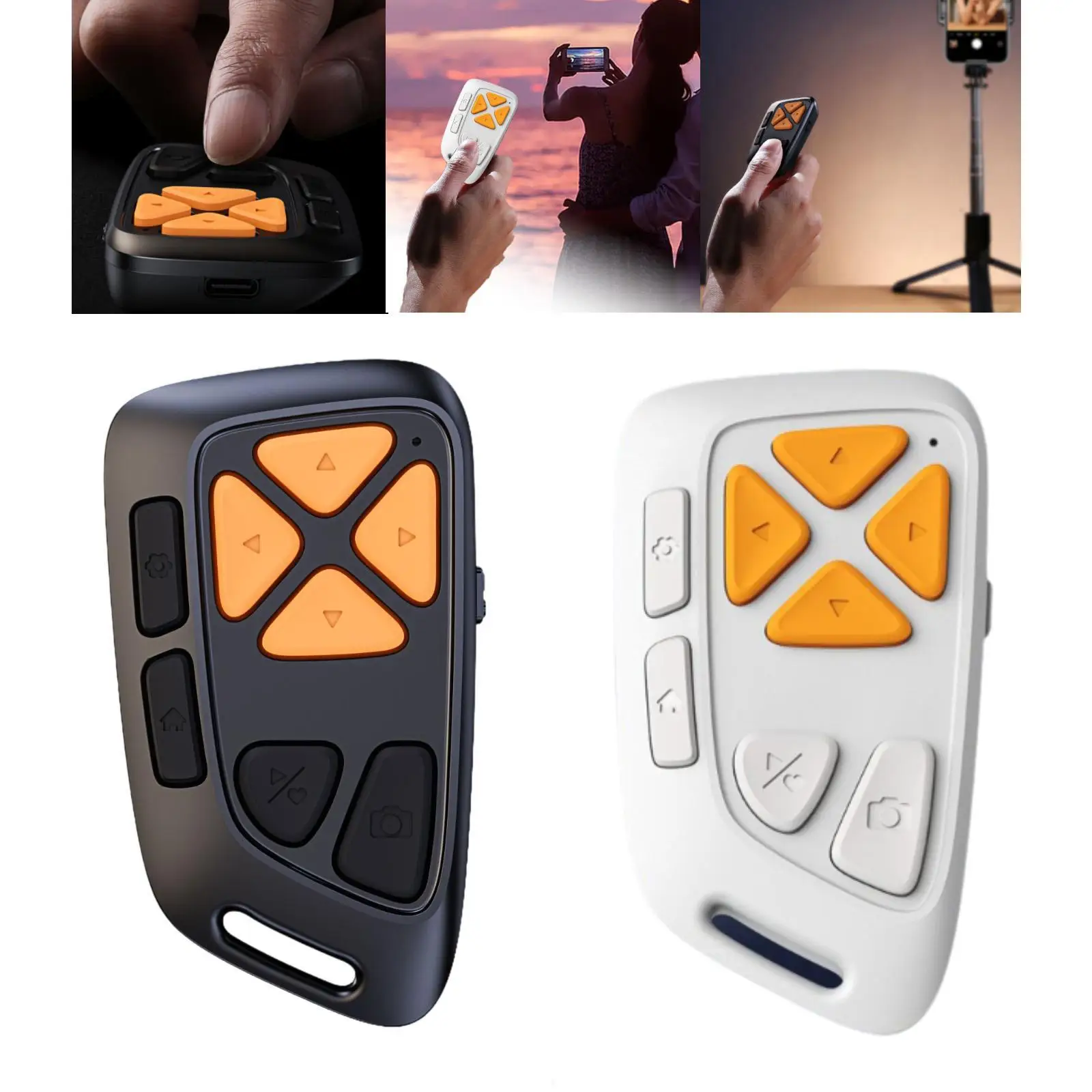 Câmera de rolagem de controle remoto, bateria 200mAh, foto rápida, foto e vídeo Turner, vídeo curto página Turner para telefones App