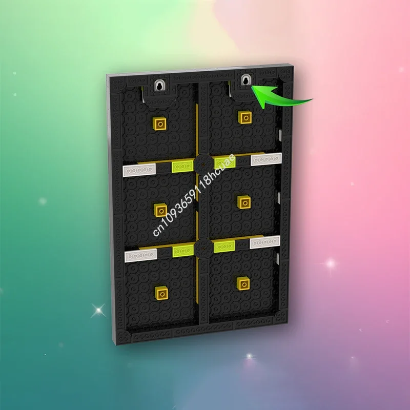 911PCS Art Wicked Poster Meubilair voor Display Model Moc Bouwstenen Stapelen Bakstenen Creatief Speelgoed Kid Gift Diy Educatief