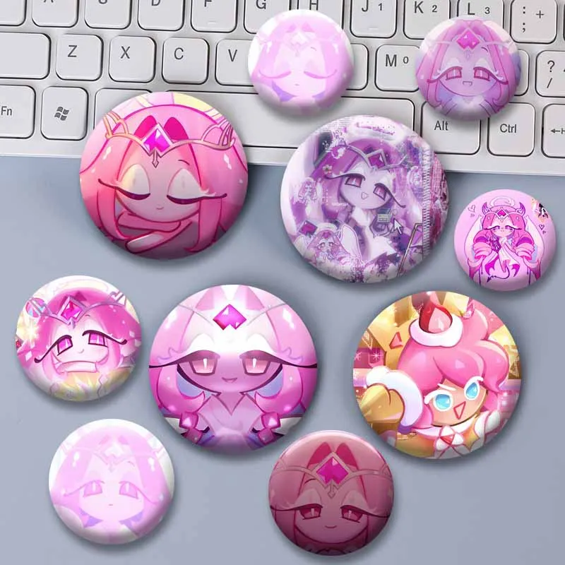 Funny CRK Eternal Sugar Cookie Cartoon Badge Anime Game Character Enamel Pins Cosplay Jewelry Accessories Bag Hat Shoes Brooch