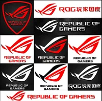 Asus ROG Republic of Gamers Metal Logo Sticker For Laptop Tablet Desktop Computer Digital Personalized DIY Decoration