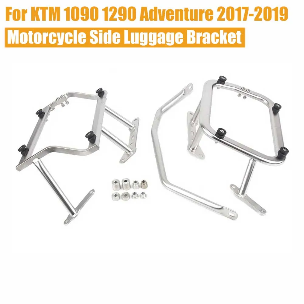 For KTM 1090 1290 Motorcycle Top Case Side Luggage Trunk Saddlebag Box Panniers Bracket Rack Travel Topcase Aluminum 38L 45L