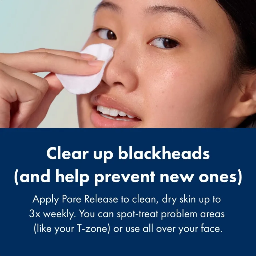 Pore Release Blackhead Clearing Solution Exfoliating 2 Salicylic Acid Toner Featuring AHA and PHA Blackhead Remover Toner 100 m