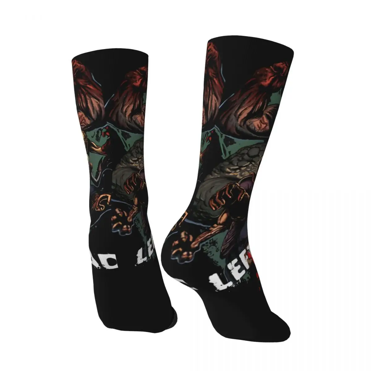 Hip Hop Vintage Friend Crazy Men's compression Socks Unisex L-Left 4 Dead Harajuku Seamless Printed Funny Novelty Happy Crew