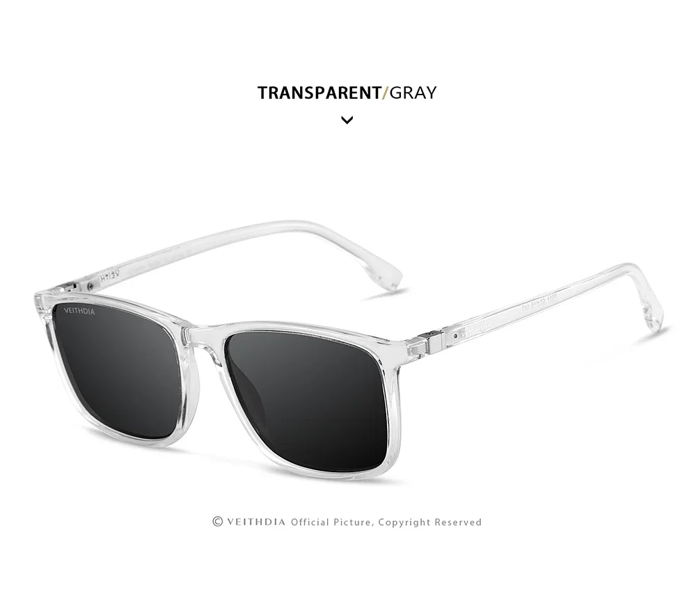 VEITHDIA Brandneue Sonnenbrille Unisex Retro TR90 Sonnenbrille Polarisierte UV400-Linse Vintage-Brille Sonnenbrille für Männer/Frauen 7521 – Detail 27