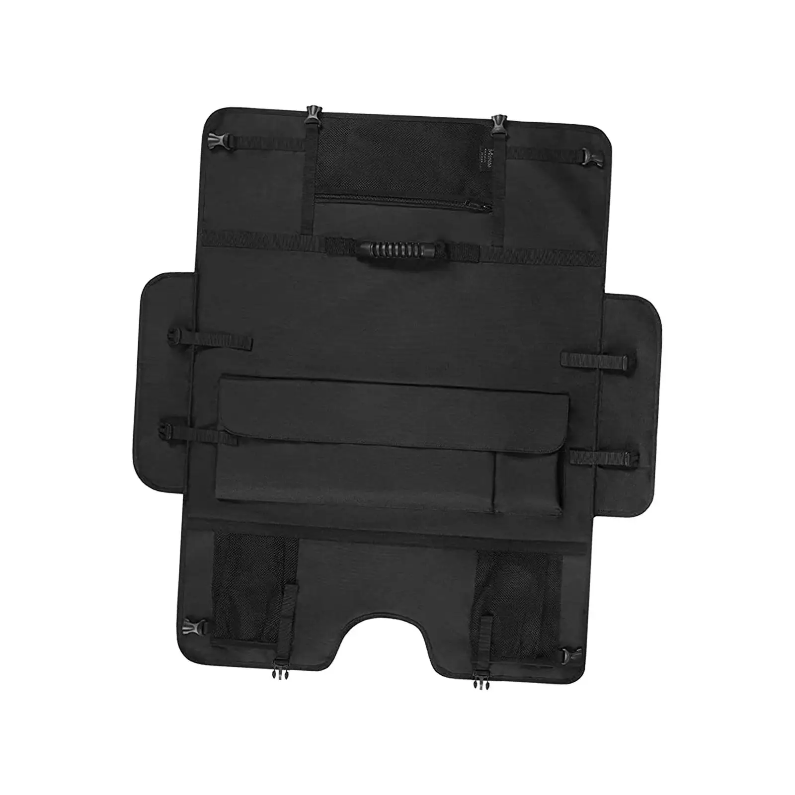 27 Inch Monitor Carrying Bag Foldable Travel Case for Desktop Computer Screen Dust Cover with Mesh Pocket and Secure Buckle