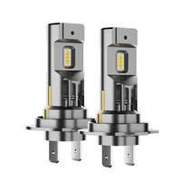 1:1 Size LED H7 Plug and Play Car Headlight Bulbs 60W 60000LM 6000K for Car Lights