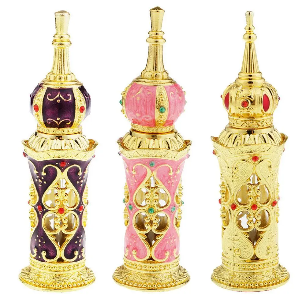 Arabian Style Dubai Style Middle East Style Essential Oil Bottles Perfume Bottles Refillable Bottles Cosmetic Container