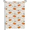 Halloween Garden Flag Outdoor Double Sided Ghost Pumpkin Party Yard Decor jjp