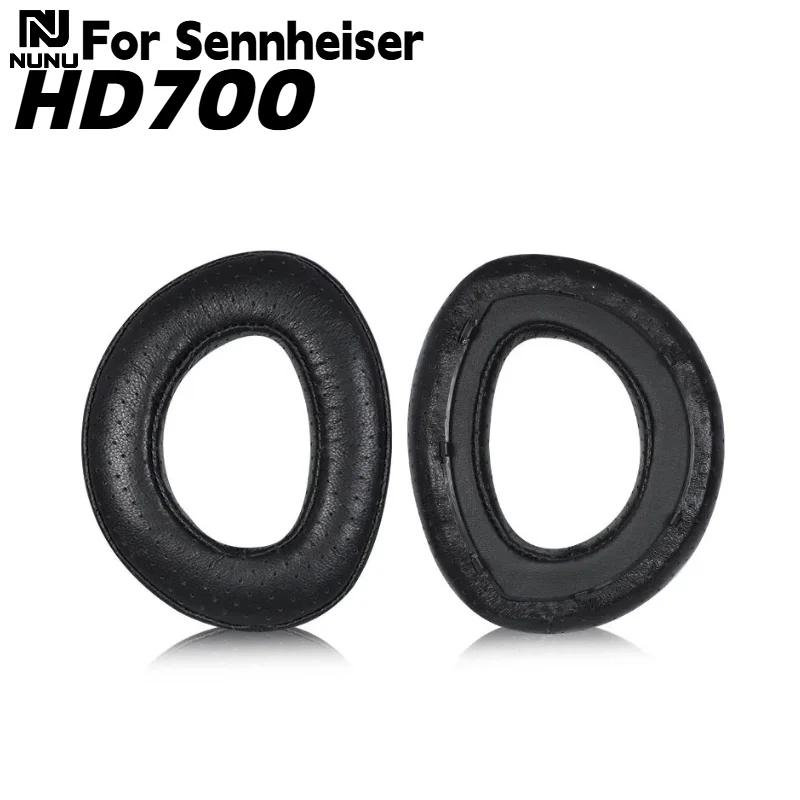 

Replacement Black Nano skin /lambskin Ear Pads Cushions /Head beam cushion For Sennheiser HD700 Headphone earmuffs repair parts