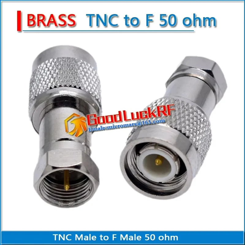 

L12 TNC Male to F TV Male Plug TNC Male to F Female Copper Straight 50ohm TNC Female to F Male RF Connector Adapters Socket