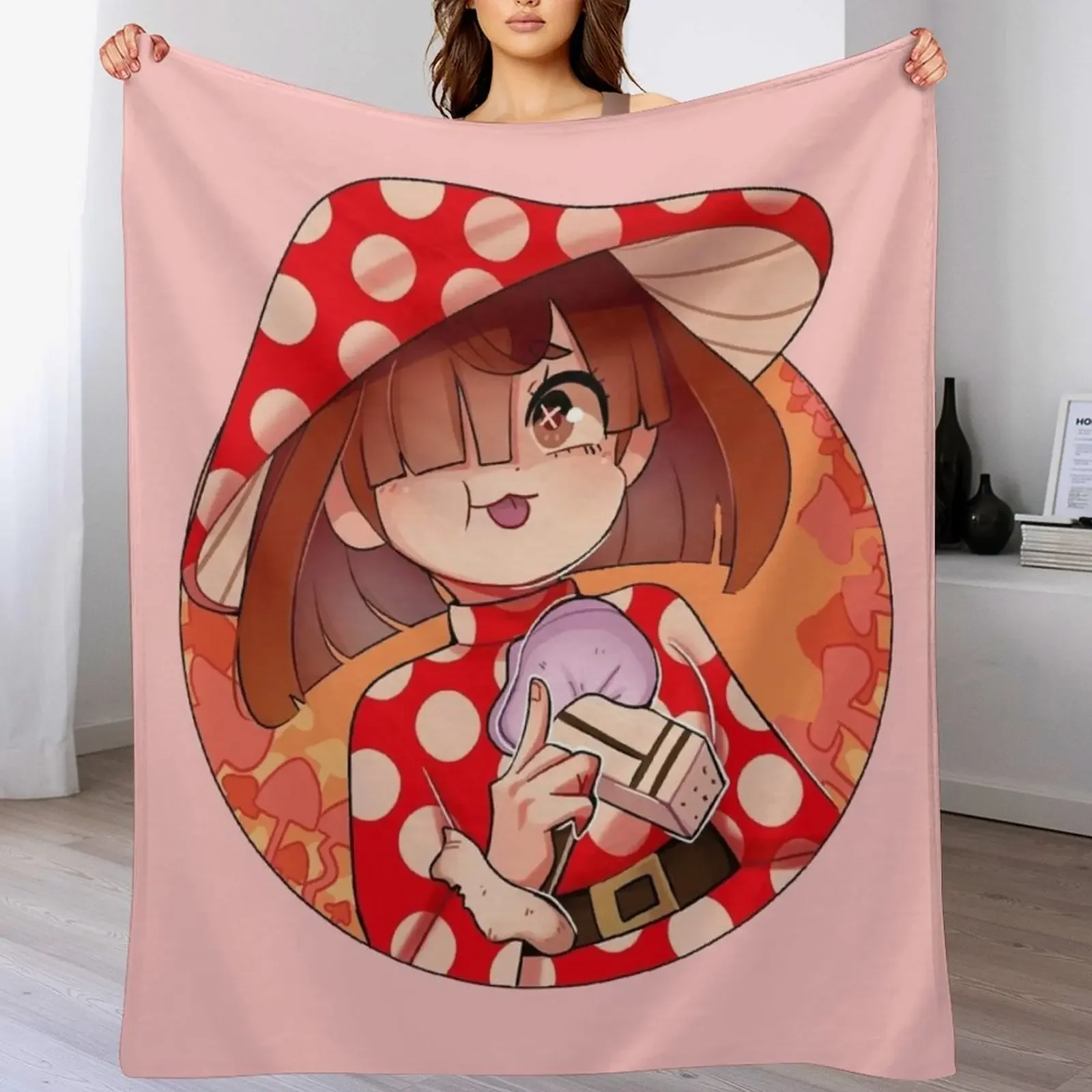 

K Komori Throw Blanket Flannels warm winter Flannel Fabric funny gift Blankets